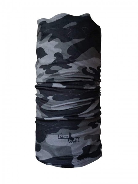 Multifunktionstuch Fleece Camouflage Black